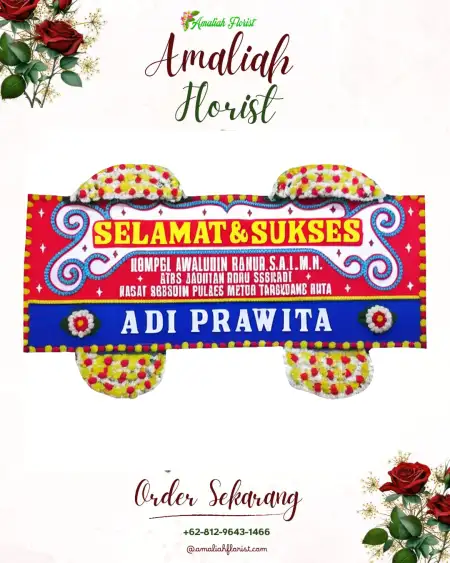 Papan Bunga Ucapan Selamat Harjamukti